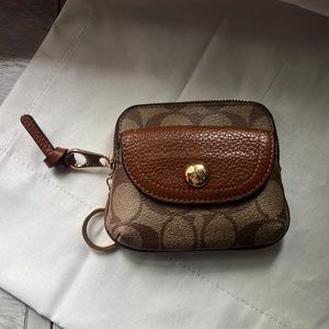 Coach signature Penny coin/card holder
